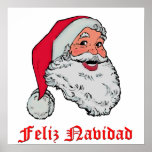 Spanish Santa Claus Poster