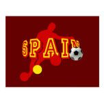 Spanish Soccer Player futbol fans gifts Post Cards
