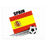 Spanish Soccer Team Postcard