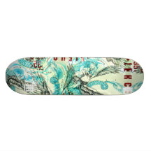 Spanish Tattoo Brawl Custom Skateboard