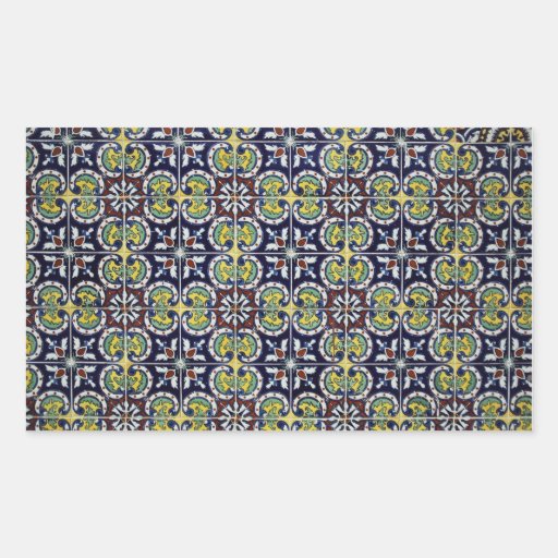 Spanish Tile in Mexico Sticker