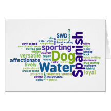 Spanish Water Dog Card