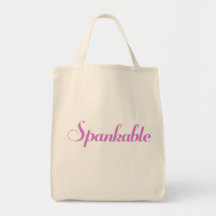 Spank me canvas bag