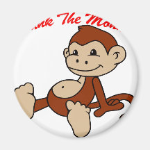 Spank The Monkey Fridge Magnets