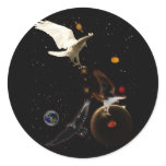 "Spark of Creation" White Raven Gifts stickers
