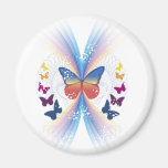 sparkle.butterfly fridge magnets