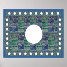 Sparkle Energy Wave  Moon -  ART101 Collection Print