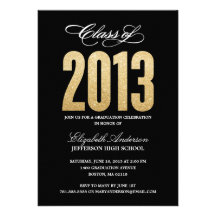 Sparkle Graduation Invitation