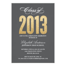 Sparkle Graduation Invitation