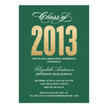 Sparkle Graduation Invitation