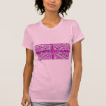 Sparkle Look UK Pink t-shirt ladies petite pink