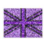 Sparkle Look UK Purple Black postcard