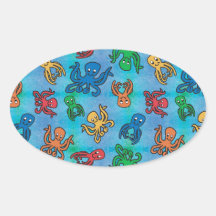 Sparkle Octopus Sticker