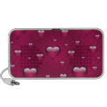 sparkle pink hearts Speakers speakers