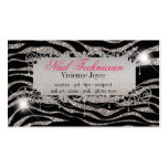 Sparkle & Shine Zebra : Business Cards