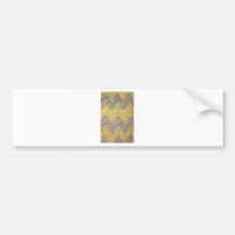 sparkle zig zag bumper sticker