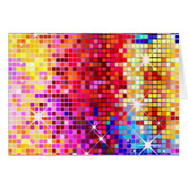Sparkles and Squares Greeting Cards