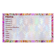 SPARKLES and Waves Business Card Template