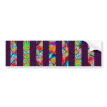 Sparkling Flowers bumper stickers