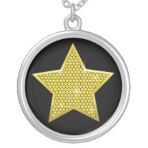 Sparkling Gold Star Custom Jewelry