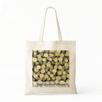 Sparkling Golden Polka Dots Bag