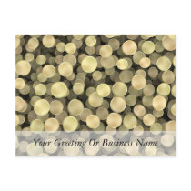 Sparkling Golden Polka Dots
