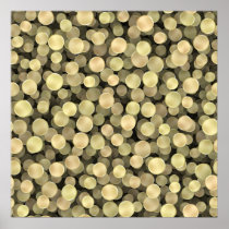 Sparkling Golden Polka Dots