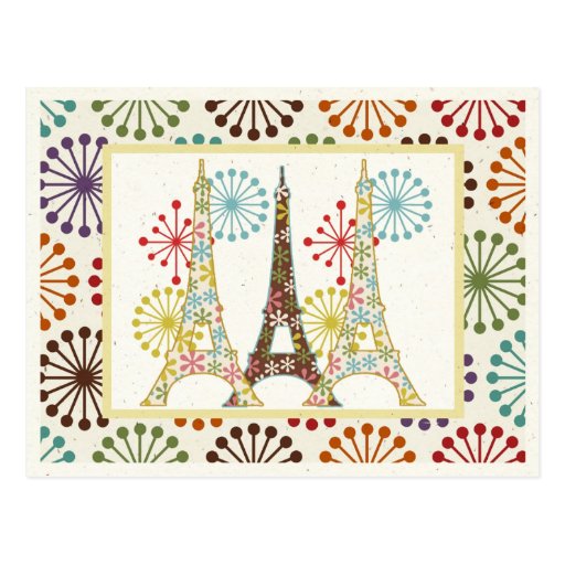 Sparkling Paris Post Card