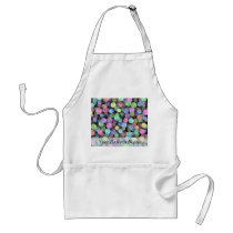 Sparkling Rainbow Polka Dots Aprons