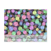 Sparkling Rainbow Polka Dots