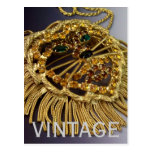 Sparkling Rhinestone Lion Postcard