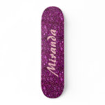 Sparkling sequins skateboard