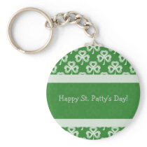Sparkling Shamrocks Keychain