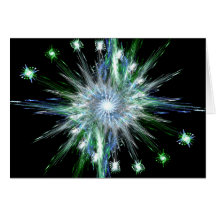 Sparkling stars - Card