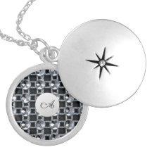 Sparkling Web Personalized Necklace