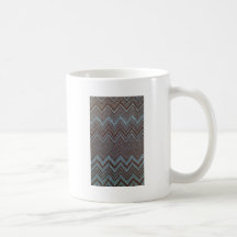 Sparkling zig zag design coffee mugs