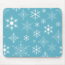 Sparkly Snowflakes Mousepad