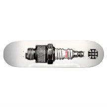 SPARKpLUGHOTRODclear, NEWCROSSclear Skateboards