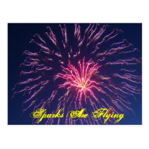 Sparks Are Flying Post Cards