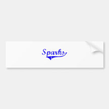 Sparks Surname Classic Style Bumper Stickers