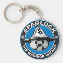 Sparlock the Warrior Wizard Key Chain