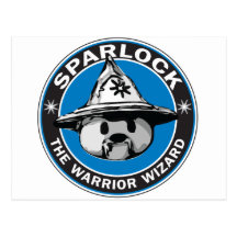 Sparlock the Warrior Wizard Post Cards