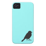 Sparrow silhouette blue iPhone case skin casemate cases