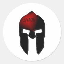 spartan round sticker