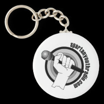 Spartan Youth Radio's Iconic Logo keychains