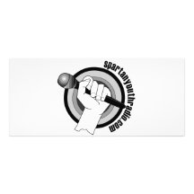 Spartan Youth Radio's Iconic Logo Custom Rack Cards
