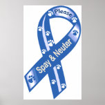 Spay and Neuter Ribbon Print