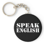 Speak English Keychains