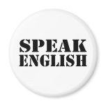 Speak English magnets