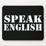 Speak English mousepads